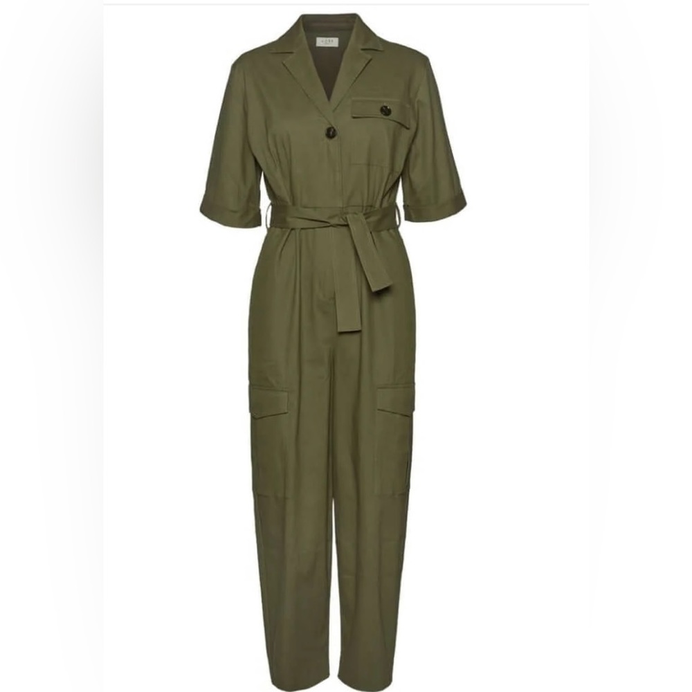 Norr Linn Army Cargo Jumpsuit Size Medium